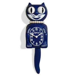 Urban Outfitters Galaxy Blue Lady Kit-Cat Clock